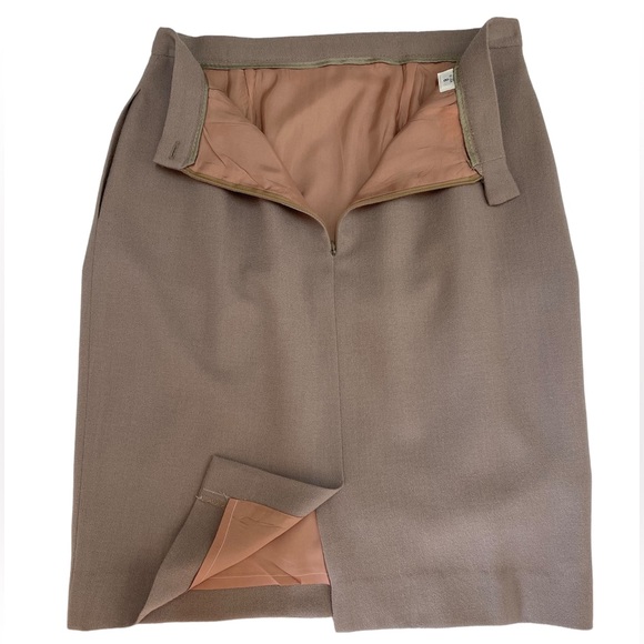 Vintage Bicci Florine Wachter Two Piece Suit Skirt Women 8 Union Made USA Wool - Picture 6 of 15